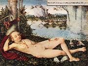 Nymph of the Spring CRANACH, Lucas the Elder